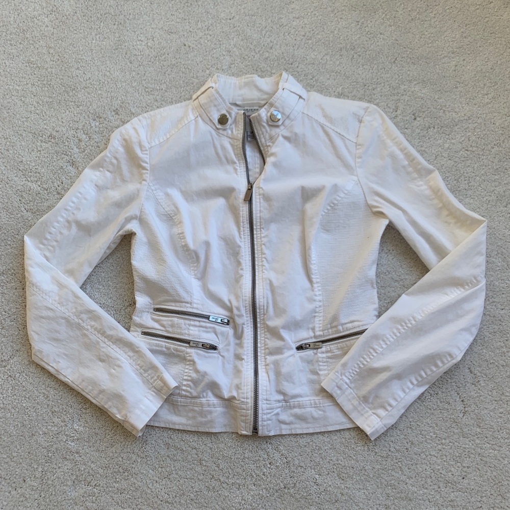 White guess jacket